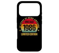 Carcasa para iPhone 17 Pro 40 Years Old Forty 1986 Vintage 40th Birthday Party Envejecimiento