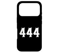 Carcasa para iPhone 17 Pro 444 Numerología Número Personal Espiritual 444 Número de ángel