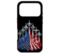 Carcasa para iPhone 17 Pro 4th of July Fighter Jet US Flag American Military Planes