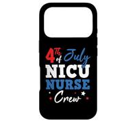 Carcasa para iPhone 17 Pro 4th of July NICU Nurse Crew America Indepedence Day