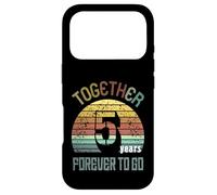 Carcasa para iPhone 17 Pro 5 Wedding Anniversary For Couple - Five Year of Marriage