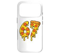 Carcasa para iPhone 17 Pro 67 Pizza Meme Funny Six Seven Gen Alpha Slang Men Women Kids