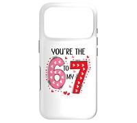 Carcasa para iPhone 17 Pro 67 You Are The 6 to My 7 Scale of 1-5 You'Re a 6-7 Valentine