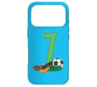 Carcasa para iPhone 17 Pro 7. Cumpleaños Fútbol Jugador De Fútbol 7 Años GOL Deportes