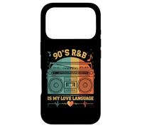 Carcasa para iPhone 17 Pro 90's R&B Is My Love Language Boombox Design for Music Lovers