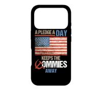 Carcasa para iPhone 17 Pro A Pledge A Day Keeps The Commies Away American Flag America