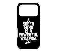 Carcasa para iPhone 17 Pro A Sober Mind Is A Powerful Weapon Straight Edge Edger sXe
