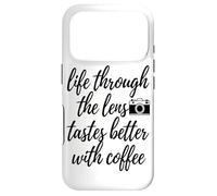 Carcasa para iPhone 17 Pro A Través De La Lente Sabe Mejor Arte Amante del Café