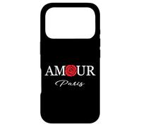 Carcasa para iPhone 17 Pro Aamour Paris Rose Style I Love Paris, Enjoy Wear Cool Paris