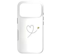 Carcasa para iPhone 17 Pro Abeja Volar Un Corazón Animales Natural