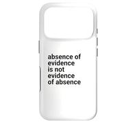Carcasa para iPhone 17 Pro Absence of Evidence Scientific Method and Religious Design