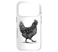 Carcasa para iPhone 17 Pro Abstract Hen Illustration Farmhouse Country Graphic