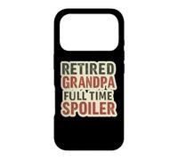 Carcasa para iPhone 17 Pro Abuelo Jubilado Spoiler Tiempo Completo Abuelo jubilación diversión