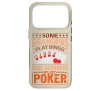 Carcasa para iPhone 17 Pro Abuelo Juegos de Cartas Jugadores de póker Casino Jugador Abuelo