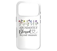 Carcasa para iPhone 17 Pro Abundantly Blessed Beyond Measure Women Christian Scripture