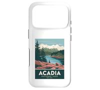Carcasa para iPhone 17 Pro Acadia National Park Vintage Camping Senderismo Hombres Mujeres Niños