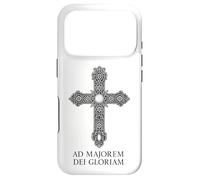 Carcasa para iPhone 17 Pro Ad majorem Dei gloriam - Gloria católica de Dios