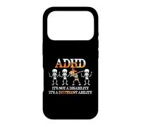 Carcasa para iPhone 17 Pro ADHD It's Not Disability It's A Different Ability Skeleton