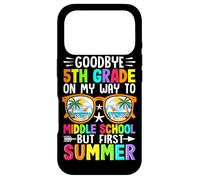 Carcasa para iPhone 17 Pro Adiós 5to Grado en mi Camino a la Escuela Secundaria Pero la Primera Cumbre