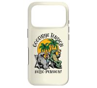 Carcasa para iPhone 17 Pro Adiós Tensión Hola Pensión Divertido Manatí Diseño Cocodrilo