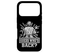 Carcasa para iPhone 17 Pro Adivina quién está de Vuelta? - Ilustración de fe Cristiana Vintage