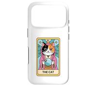 Carcasa para iPhone 17 Pro Adivino Calico Cat The Cat Tarot Card