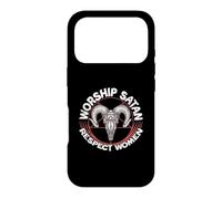 Carcasa para iPhone 17 Pro Adoración Satanás Respeto Mujeres Feminista Satanista Satánico