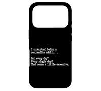 Carcasa para iPhone 17 Pro Adulto Divertido Adulto Responsable