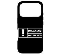 Carcasa para iPhone 17 Pro Advertencia I Got Dad Chistes Divertido Día del Padre