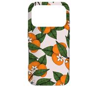 Carcasa para iPhone 17 Pro Aesthetic Orange Clementine on Branch Botanical Pattern