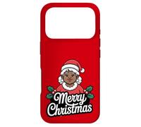 Carcasa para iPhone 17 Pro African American Mrs Claus Christmas Black Xmas Party
