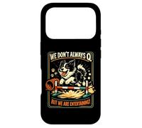 Carcasa para iPhone 17 Pro Agility Dog Joke We Don't Always Q Funny Handler Saying