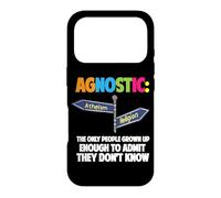 Carcasa para iPhone 17 Pro Agnóstico librepensador Orgulloso Ateo No creyentes Ateísmo