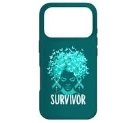 Carcasa para iPhone 17 Pro Agresión Sexual, Mujeres, Mariposas Cerceta, Superviviente