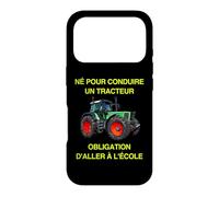 Carcasa para iPhone 17 Pro Agriculteur Fermier Agriculture Paysan Tracteur École Enfant
