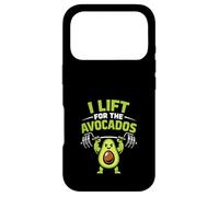 Carcasa para iPhone 17 Pro Aguacate Gym AvoCardio Fitness Humor Divertido Entrenamiento de Salud
