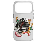 Carcasa para iPhone 17 Pro Águila Calva Tradicional Tatuaje