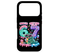 Carcasa para iPhone 17 Pro Ahora Tengo 6 El próximo año seré 7 Kaiju Ice Cream 67 Meme Bday