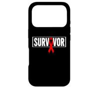 Carcasa para iPhone 17 Pro Aids Survivor VIH Red Ribbon Aids Warrior - Día Mundial del SIDA