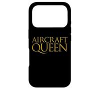 Carcasa para iPhone 17 Pro Aircraft Queen Military Air Force Jet Plane Pilot Wife