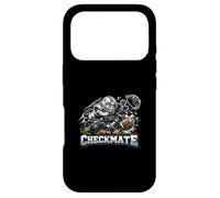 Carcasa para iPhone 17 Pro Ajedrez Divertido Fútbol Americano Jaque Mate Peón vs Rey