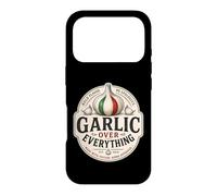 Carcasa para iPhone 17 Pro Ajo sobre Todo Divertido Amante De La Comida Italiana Humor