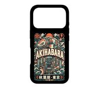 Carcasa para iPhone 17 Pro Akihabara Mecánica Koi Futuro Distrito Tokio Japón Gráfico