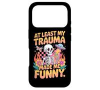 Carcasa para iPhone 17 Pro Al Menos mi Trauma me Hizo Humor Divertido