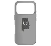 Carcasa para iPhone 17 Pro Alabama AL Deer Hunting Shed Antlers Design
