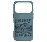 Carcasa para iPhone 17 Pro Alaska or Bust Salmon Season Fishing Angler Adventure