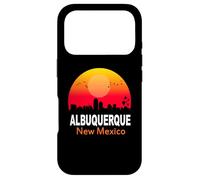 Carcasa para iPhone 17 Pro Albuquerque New Mexico State USA Retro Sunset City Skyline