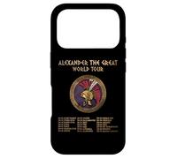 Carcasa para iPhone 17 Pro Alejandro Magno Gira Mundial Historia Divertida
