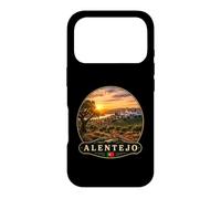 Carcasa para iPhone 17 Pro Alentejo Portugal Vintage Viajes Puesta de Sol Vistas