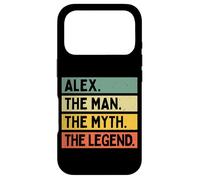 Carcasa para iPhone 17 Pro Alex The Man The Myth The Legend - Cita Personalizada Divertida